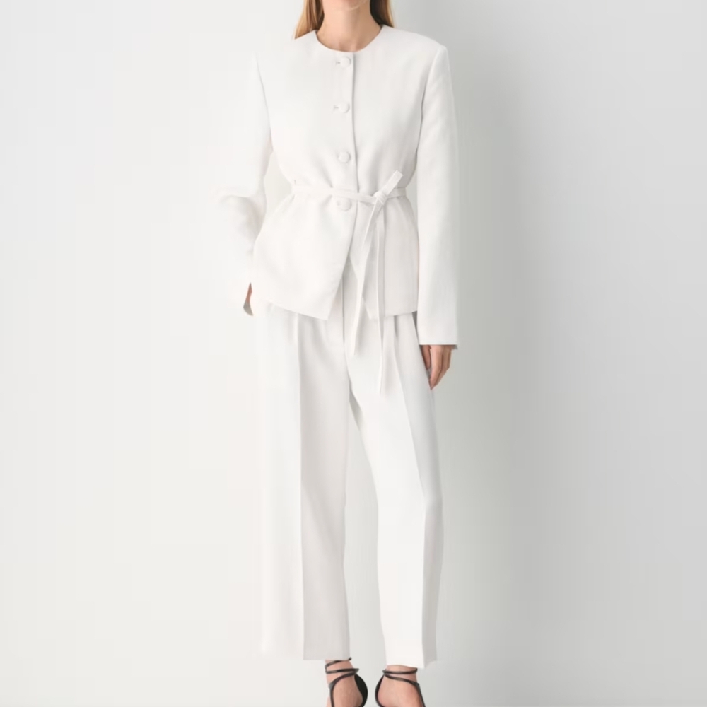 The Effortless Pant White